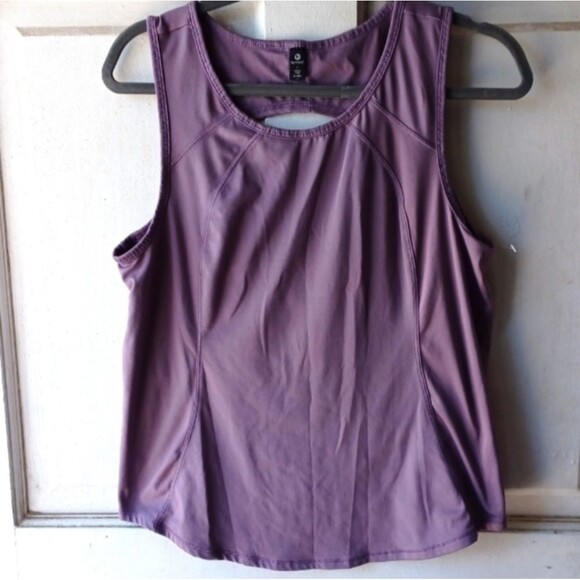 90 Degree Athletic Top Purple size M Med Medium Workout Summer Womens Gym Casual - Picture 1 of 12